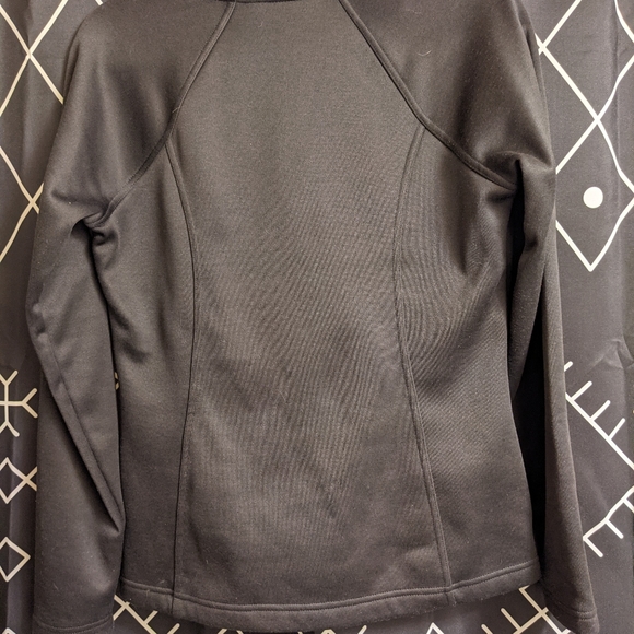 The North Face Zip Up lined black jacket sweatshirt black - Picture 8 of 14